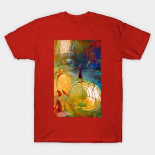 Vivid abstract with weird forms T-Shirt